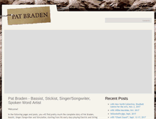 Tablet Screenshot of patbraden.com